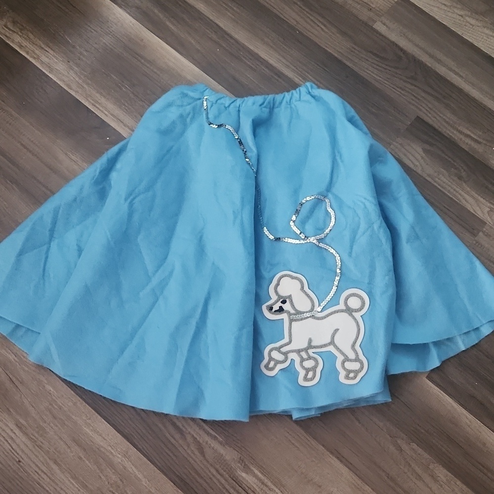 1950's Style Poodle Skirt Size 7-8 Halloween  Dress up day